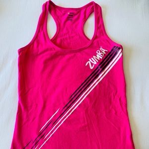 Zumba Fitness tank top. Pink. Small. Used.